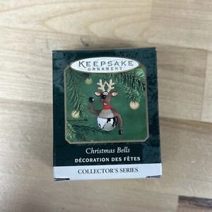 2000 Hallmark Keepsake Miniatura Reno #6 Serie Adorno Campanas de Navidad - Imagen 1 de 6