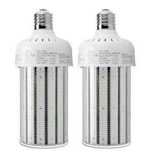 【2 PACK】100W LED Corn Cob Bulb Daylight Commercial Airport Workshop Garage Light - Picture 1 of 12
