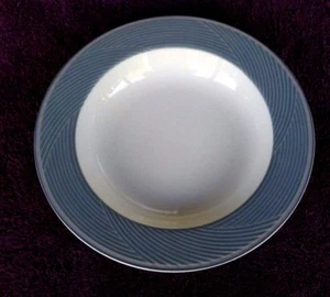 Dansk Tapestries Jacquard Blue Large Rim Soup Bowl Jack Lenor Larsen 9" - Picture 1 of 4