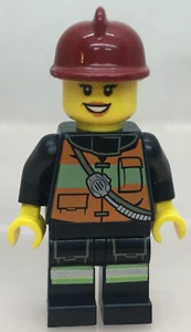LEGO ® Minifigur Feuerwehrfrau City Town aus Adventskalender 13 - cty434 cty0434 - Bild 1 von 3