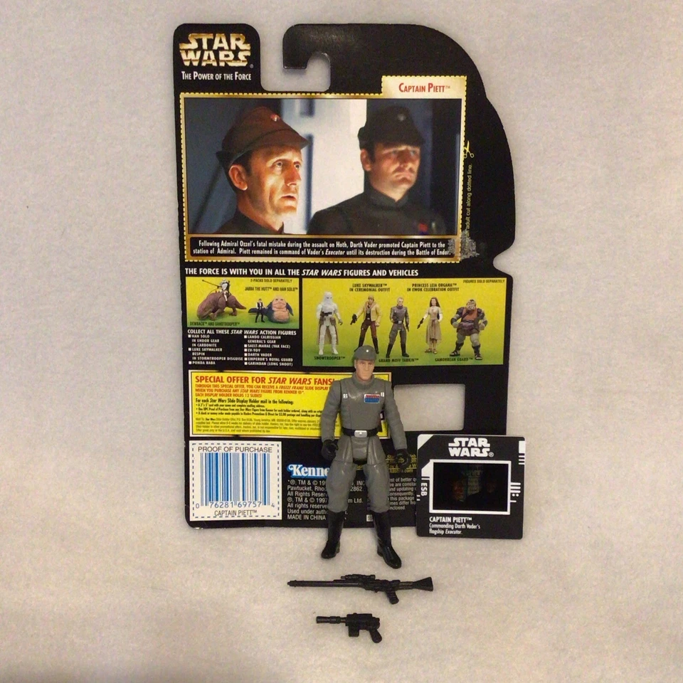 El poder de la fuerza Capitán Piett con rifle bláster y pistola. Marco Freeze Foto 1 de 4