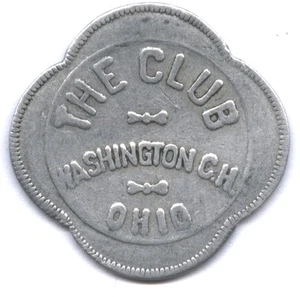 THE CLUB * WASHINGTON COURT HOUSE, OHIO * CIGARS BILLIARDS LUNCH * TC-288535 - Picture 1 of 2
