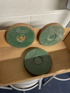 3 Vintage 6” Sportscraft Shuffleboard Discs- Very Good - Picture 1 of 4