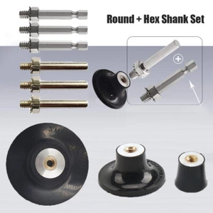 1" 2" 3" Type R Roll Lock Rotary Holder Pads 1/4" Shank For Die Grinder Sanding - Picture 1 of 14