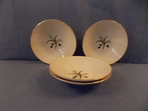 Edwin Knowles 4 Berry Bowls "Forsythia" 5 1/2” Diameter USA - Picture 1 of 4