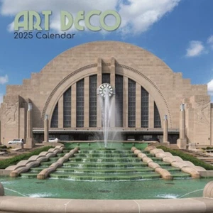 Art Deco - 2025 Square Wall Calendar 16 month by Gifted Stationery - Picture 1 of 4