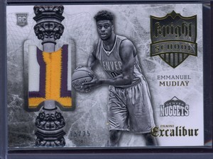 EMMANUEL MUDIAY 2015-16 Panini Excalibur Knight School Jerseys Prime #3 (#15/25)