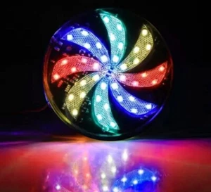 12V DC Rubber LED Circle Light, Auto-Changing Multicolor Running Light for Decor - Bild 1 von 3