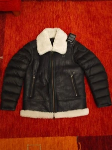 Blauer USA Winterjacke. Gr.M Schwarz - Bild 1 von 6