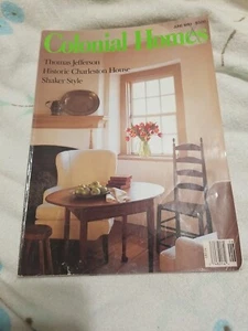 Colonial Homes Magazine June 1993 Thomas Jefferson Historic Charleston House - Picture 1 of 4