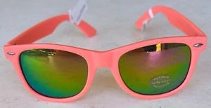 Claire's braun getönte modische Sonnenbrille pink lachsfarben UV400 (neu mit Etikett) - Bild 1 von 11