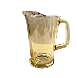 Rare Hard To Find Vintage Amber Standard 1140ml Beer Jug Glass Heavy - Picture 1 of 9