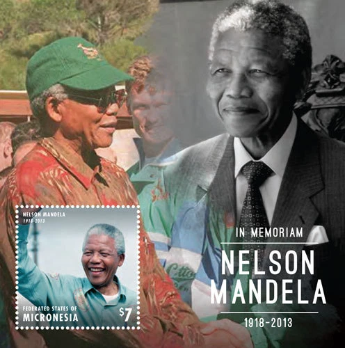 Micronesia 2014 - Nelson Mandela  - souvenir sheet - MNH - Image 1 of 1