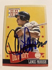 Lance Parrish Signed 2013 Panini Hometown Heroes Card # 167