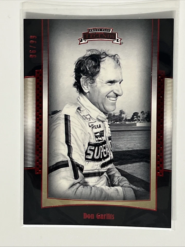 /99 Don Garius Red Foil 2012 Press Pass Legends NASCAR RACING - Image 1 of 2