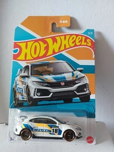 Hot wheels 1/64 🇨🇵 2018 Honda civic type R #5/5 mainline set 2022 - Foto 1 di 6