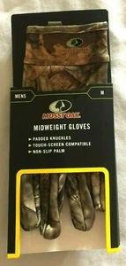 Mossy Oak Camo Men's Gloves Break Up Country Size Medium Touch Screen Hunting - Picture 1 of 6