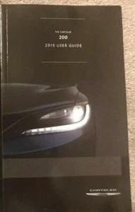 15 CHRYSLER 200 OWNERS MANUAL / HANDBOOK / GUIDE BOOK ONLY OEM - Picture 1 of 1