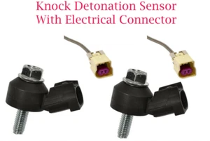 Set of 2 Knock Sensor W/Connector Fits Express Silverado Savana Sierra 2007-2014 - Picture 1 of 6