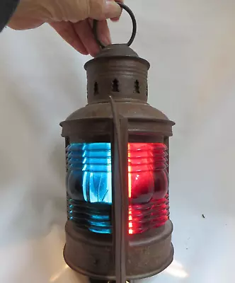 Marine Signal Lantern American Patented 1913 • 95$