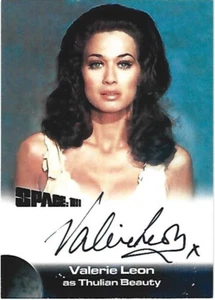 Space 1999 Series 1 Auto Autograph Card VL1 Valerie Leon as Thulian Beauty - Picture 1 of 2
