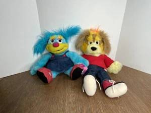 Vintage 1998 MATHmatazz Annie & Jake Handpuppe Plüsch Scott Foresman Ganzkörper - Bild 1 von 8