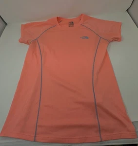 Top Flash Dry marca The North Face para mujer talla pequeña rosa melocotón rosa el - Imagen 1 de 7