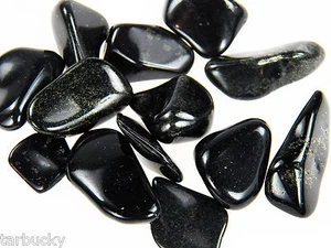 1 JADE Black Lemurian Nephrite Tumbled Stone Crystal Healing Stone Size Medium - Picture 1 of 2