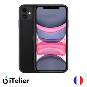 Apple iPhone 11 - 64 Gb - Noir - Etat Correct - Sans Face iD - Photo 1/4