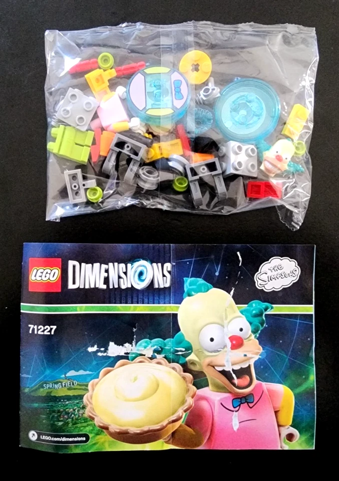 LEGO Dimensions 71227 Krusty Fun Pack New No Box Sealed Bag The Simpsons - Image 1 of 4