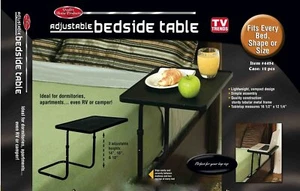 Adjustable Bedside Table Black - Picture 1 of 1