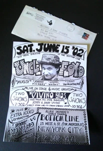 Uncle Floyd at The Bottom Line NYC 8,5 x 11 Anzeige + Umschlag (15. Juni 2002) Vivino - Bild 1 von 2