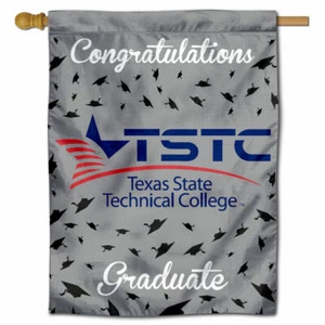 Texas State Technical College Graduation Gift Decorative Flag - Picture 1 of 3