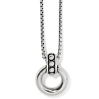 Brighton Pretty Tough Stud Ring Silver Pendant Necklace NWT $68