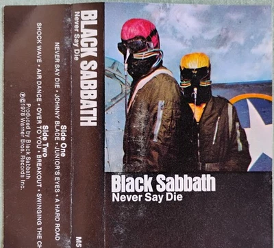 Black Sabbath Never Say Die 1978 Cassette - Image 1 of 4
