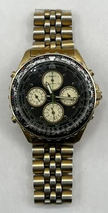 RELOJ VINTAGE SEIKO FLIGHTMASTER CRONÓGRAFO ORO 7T34-6A09 (MVP032294) - Imagen 1 de 7