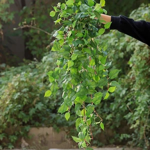  Pared Verde Plantas Falsas Colgantes Artificial Interior Baño Decoración - Imagen 1 de 12