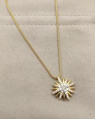 Collar colgante con incrustaciones de girasol David Yurman Foto 1 de 4