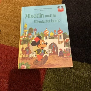 VTG 1978 Disney’s Aladdin and His Wonderful Lamp First American Edition & BCE - Bild 1 von 6