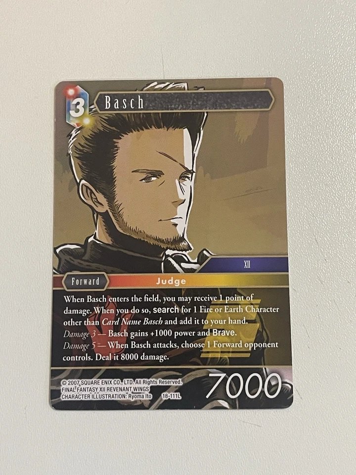 Basch - 18-111L - Legend Resurgence Of Power Final Fantasy TCG NM - Image 1 of 1