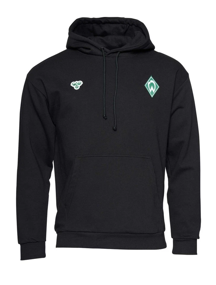 Hummel Werder Bremen Kapuzensweatshirt schwarz SVW Fan Loose Hoody Hoodie M-3XL
