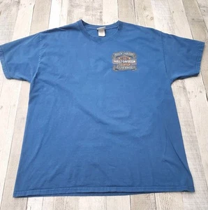 Holeshot Harley Davidson Mt.Pleasant Michigan Graphic T-shirt Men's XL Faded - Picture 1 of 8