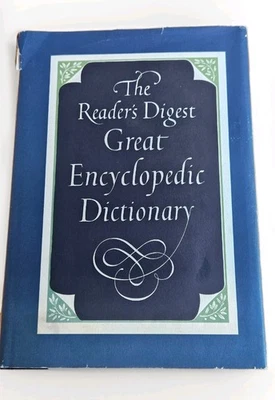 Great Encyclopedia Dictionary 1977 Vintage Hardcover w/ Dust Jacket  - Image 1 of 4