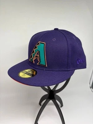 New Era Arizona Diamondbacks Purple Clouds UV 2001 World Series Fitted Hat 7 7/8 - Image 1 of 4