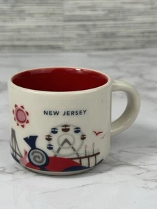 Starbucks New Jersey You Are Here Series Collection 2 oz Espresso Cup Souvenir - Picture 1 of 6
