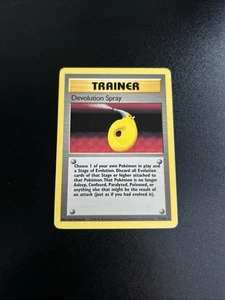 Pokémon Devolution Spray 72/102 Base Set Vintage Star Rare - Picture 1 of 2