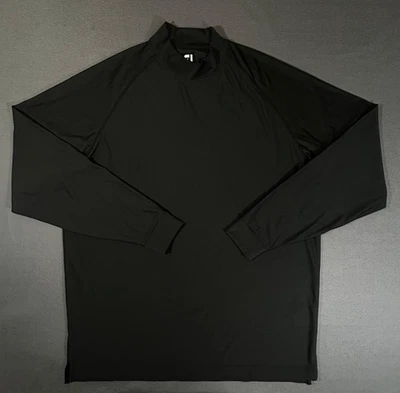 Footjoy FJ Turtleneck Shirt Men's Large Black Golf Performance Stretch Size XL - Image 1 of 4