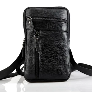 Para hombres Pequeño Teléfono Celular Cartera Bolso de Hombro Estuche Bandolera Bolsa Bolso de Mano - Imagen 1 de 19