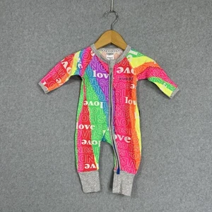 Bonds Baby Pride Rainbow Love is Love Zip Wondersuit Size Newborn Zippy - Picture 1 of 7