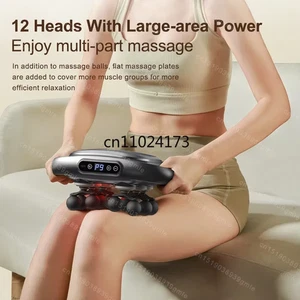 Fascia Gun 12/8 Heads Electric Massage Gun Muscle Relaxation High Frequency Back - Picture 1 of 13
